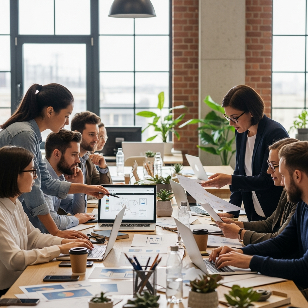 Team VisionaryAI al lavoro